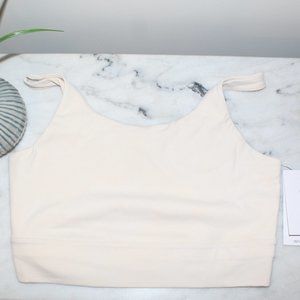 SOLD!! NWT Nike Yoga Luxe: Women’s Infinalon Crop Top - Medium, Sail White